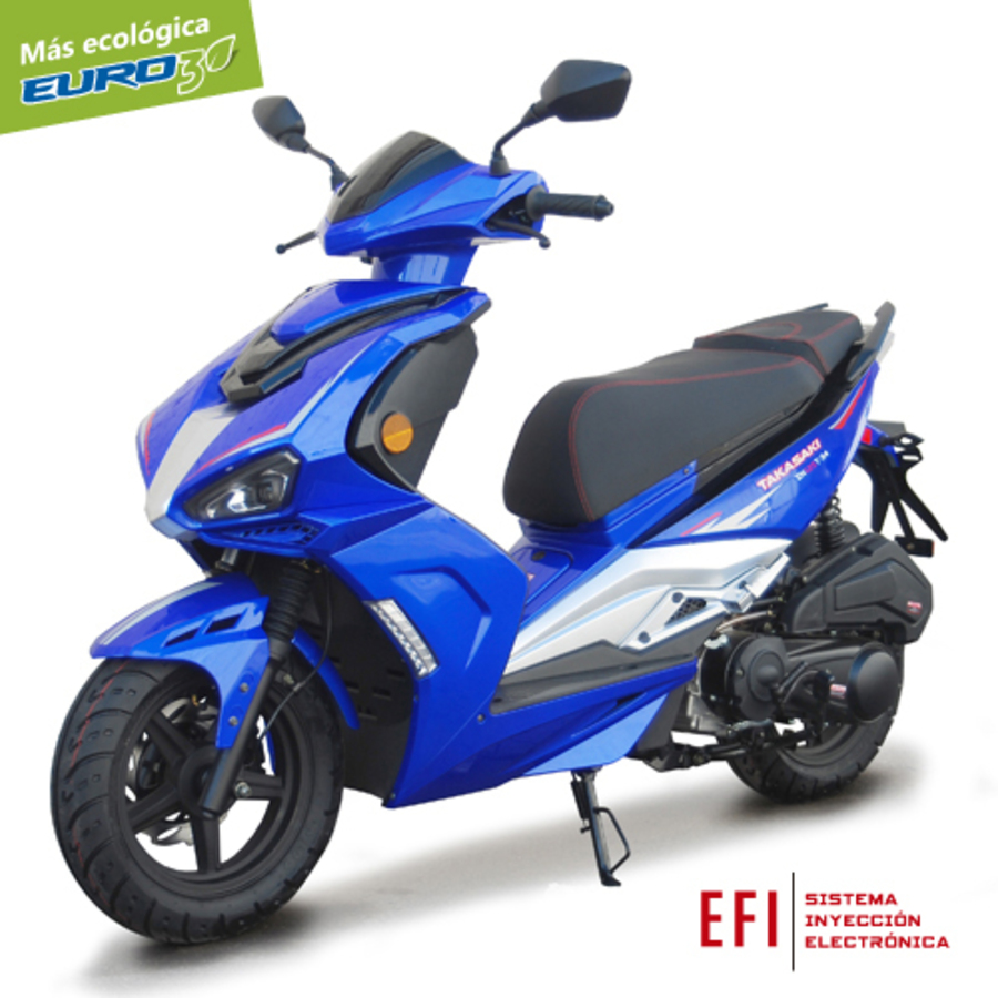 MOTOS TAKASAKI MOTO NUEVA SCOOTER TAKASAKI ZN125T 34 (F11) AZUL