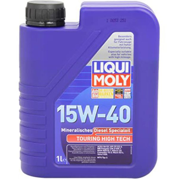 LUBRICANTES LIQUI MOLY 4 T AUTO 15W40 ALTO TECH DIESEL 1070